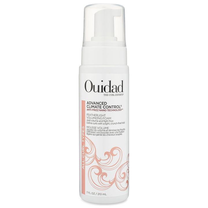 Ouidad front packaging showing foam bottle and branding for easy identification