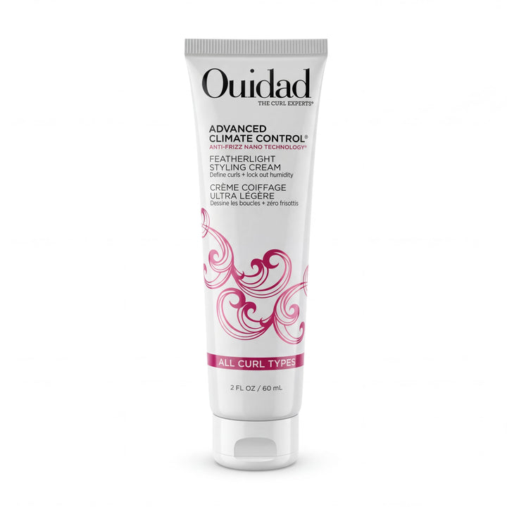 Ouidad jar front view showing product branding and travel size benefit