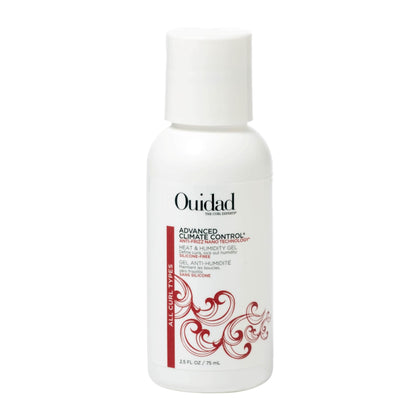 Ouidad travel gel front packaging showing brand and compact size benefit