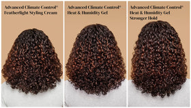 Ouidad styled curls outdoors showing humidity-resistant, frizz-controlled finish