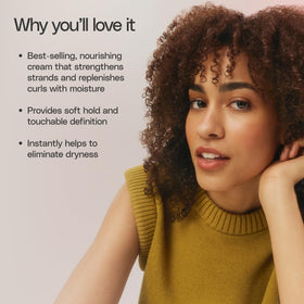 Ouidad styling in use with diffuser showing enhanced curl shape and control