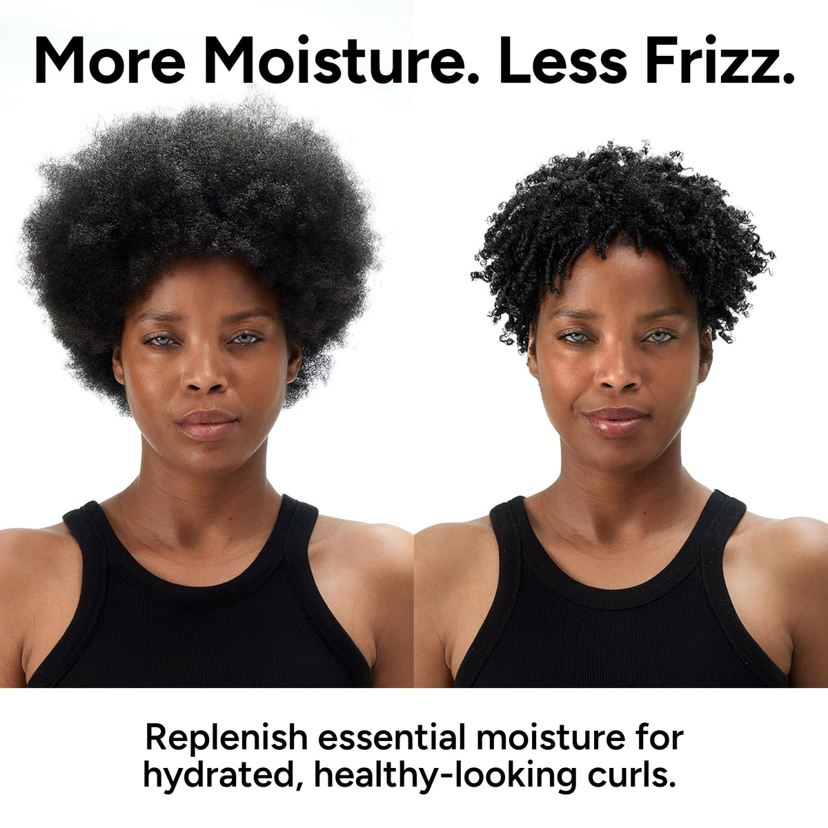 Ouidad leave-in texture on palm demonstrating weightless, non-greasy formula