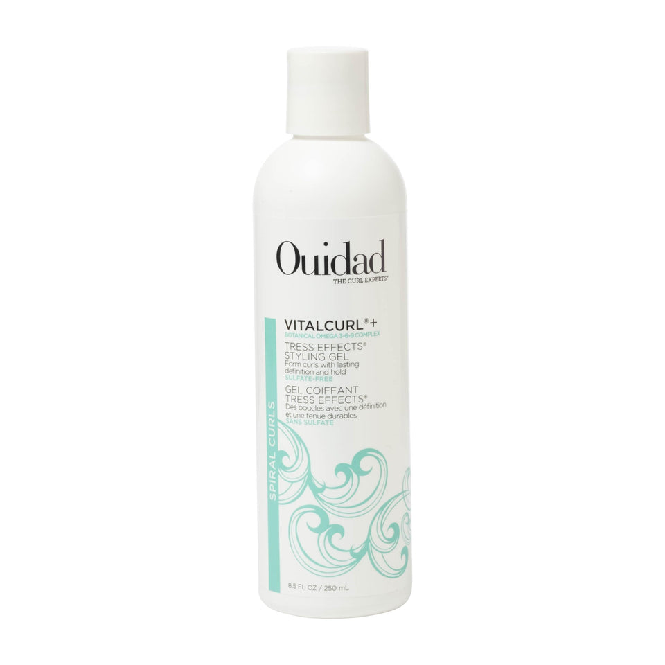 Ouidad bottle front view showing product name and strong-hold benefit