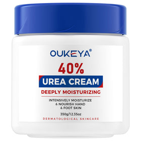 OUKEYA open tube showing thick cream texture for fast absorption