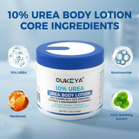OUKEYA close-up of cream texture demonstrating quick absorption benefit