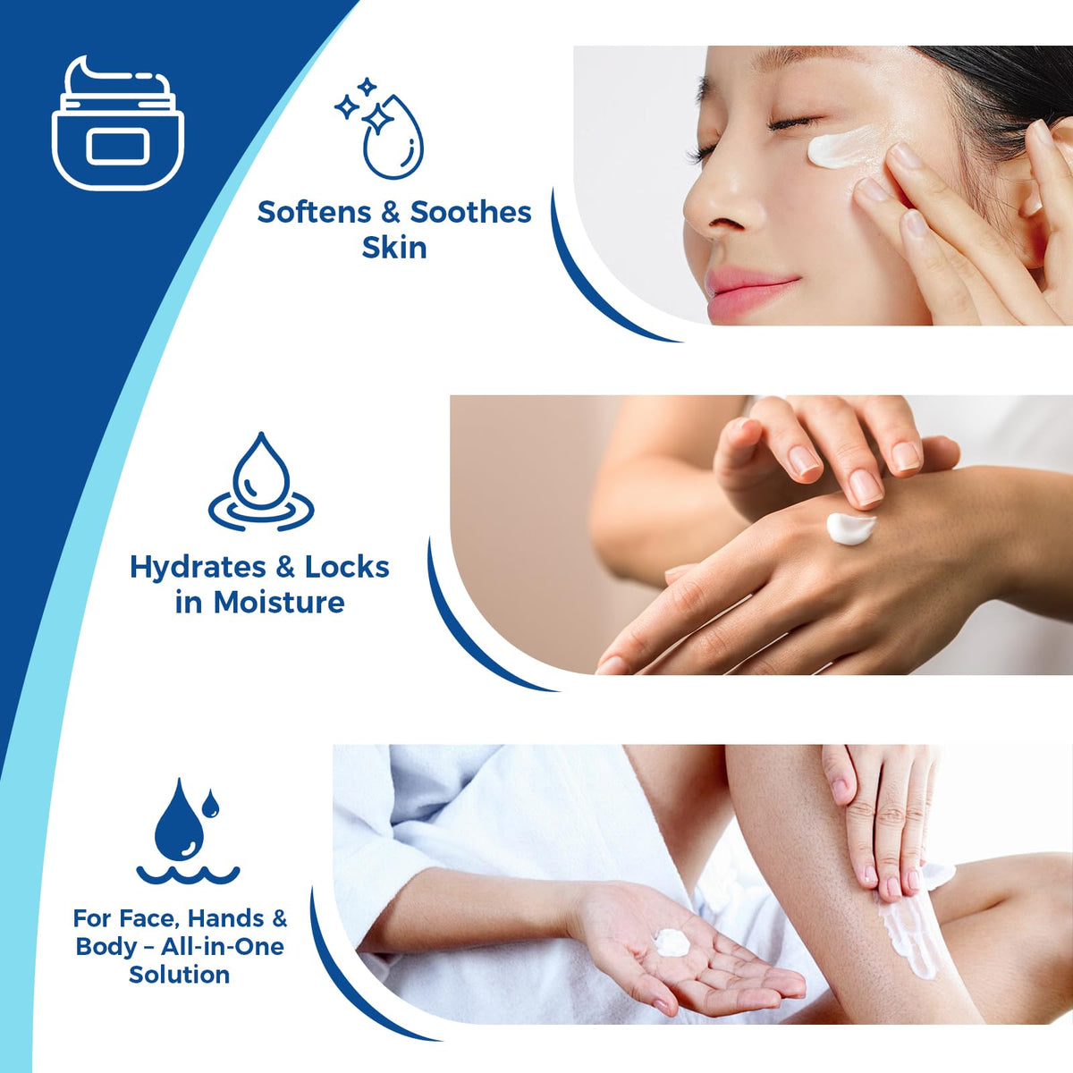 OUKEYA before and after on elbow and knee showing smoother skin benefit