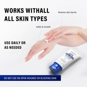 OUKEYA lotion absorbing on skin close-up showing fast absorption benefit