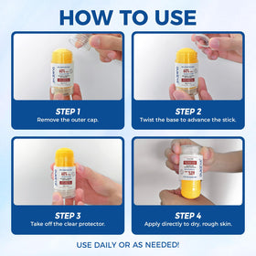 OUKEYA applied before bed with socks for overnight deep hydration