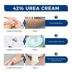OUKEYA tube held in hand to show 3 oz size for travel-friendly intensive care