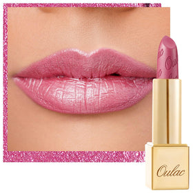 Oulac front packaging showing pink metallic color and luxury mirror