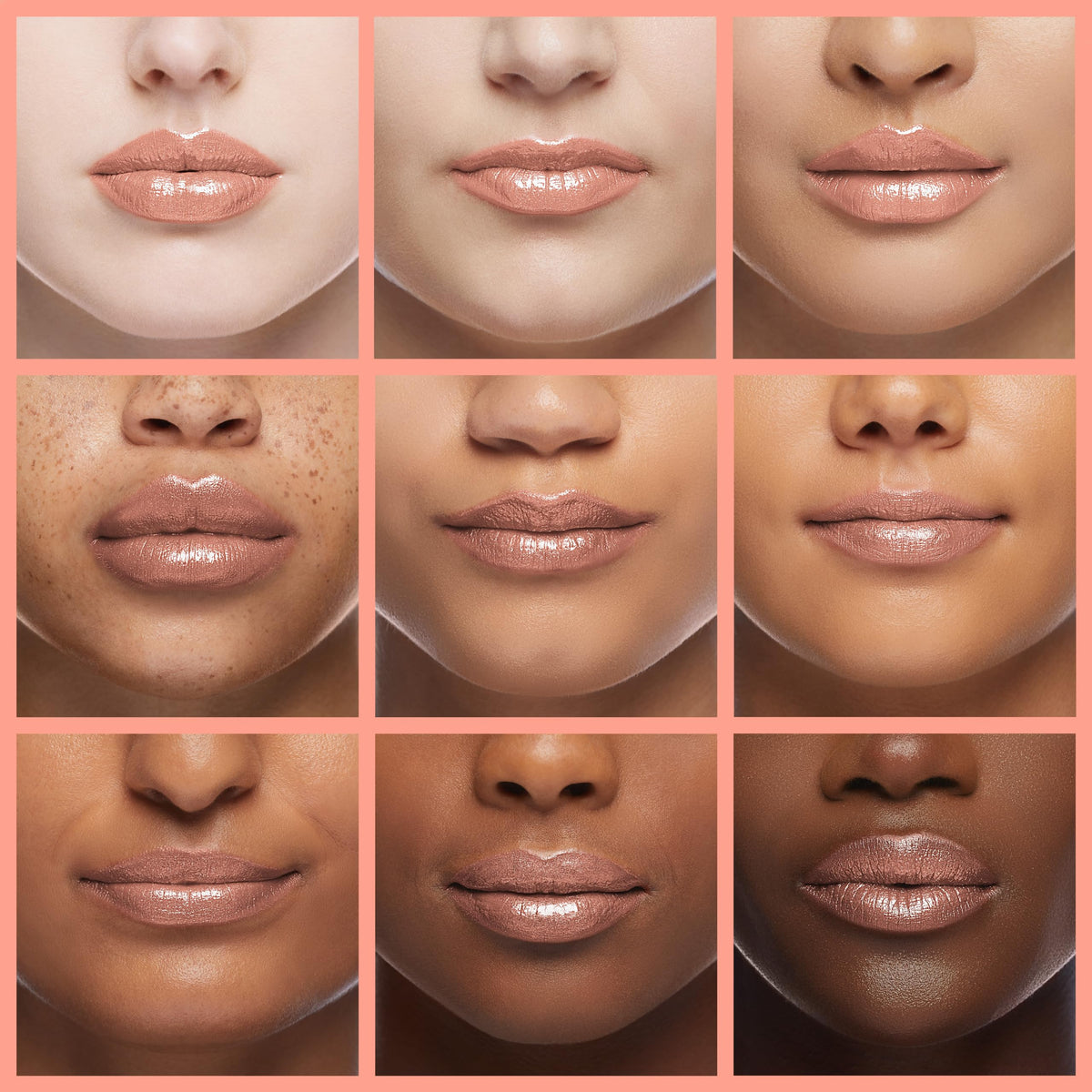 Oulac on lips one swipe giving subtle luminous shimmer and hydration