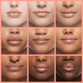 Oulac on lips one swipe giving subtle luminous shimmer and hydration