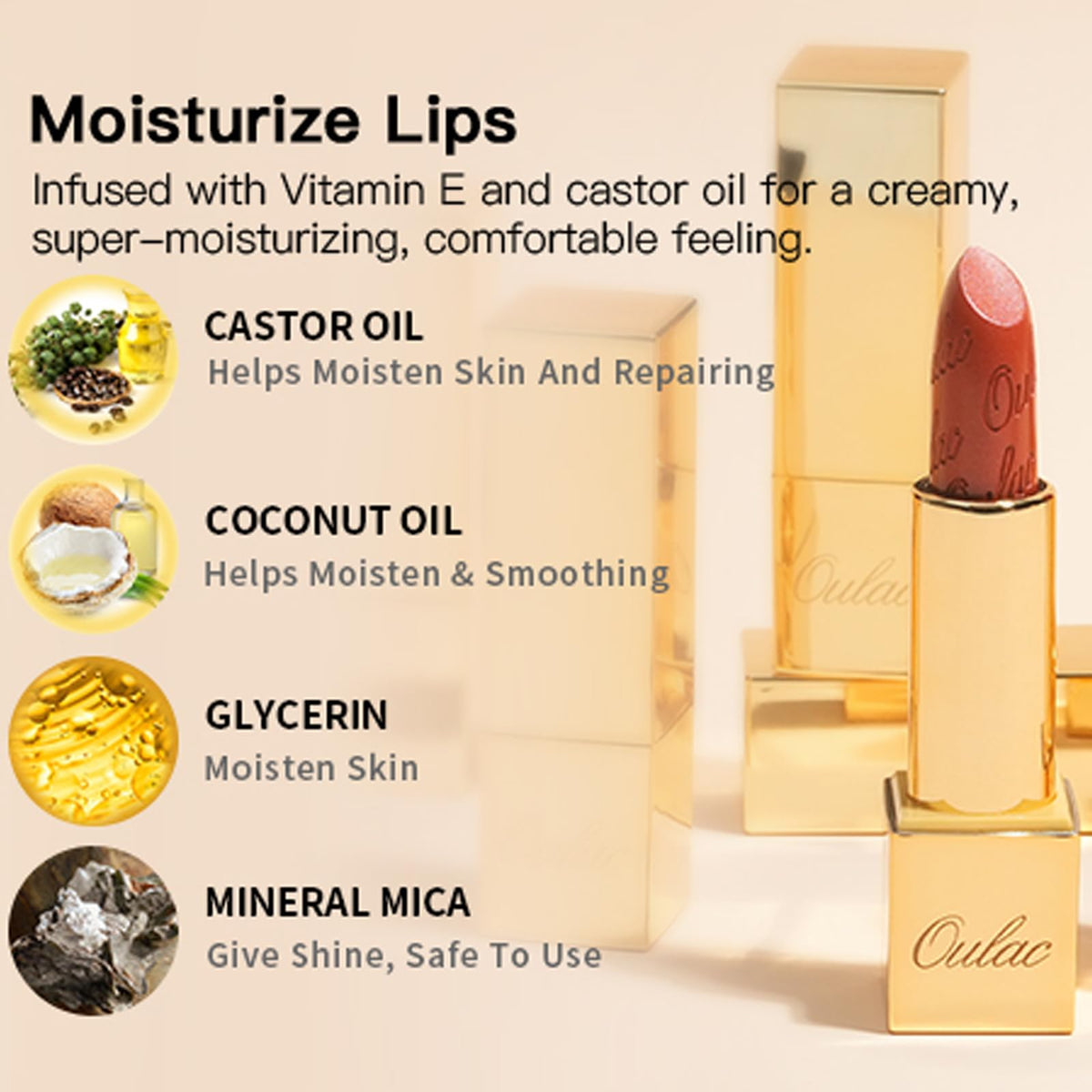 Oulac in makeup bag lifestyle scene showing convenience and style