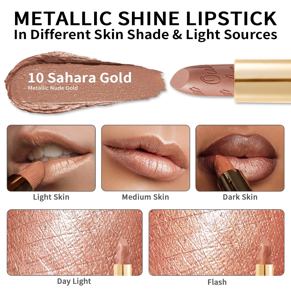 Oulac tube mirror detail for quick on-the-go precise touch-ups