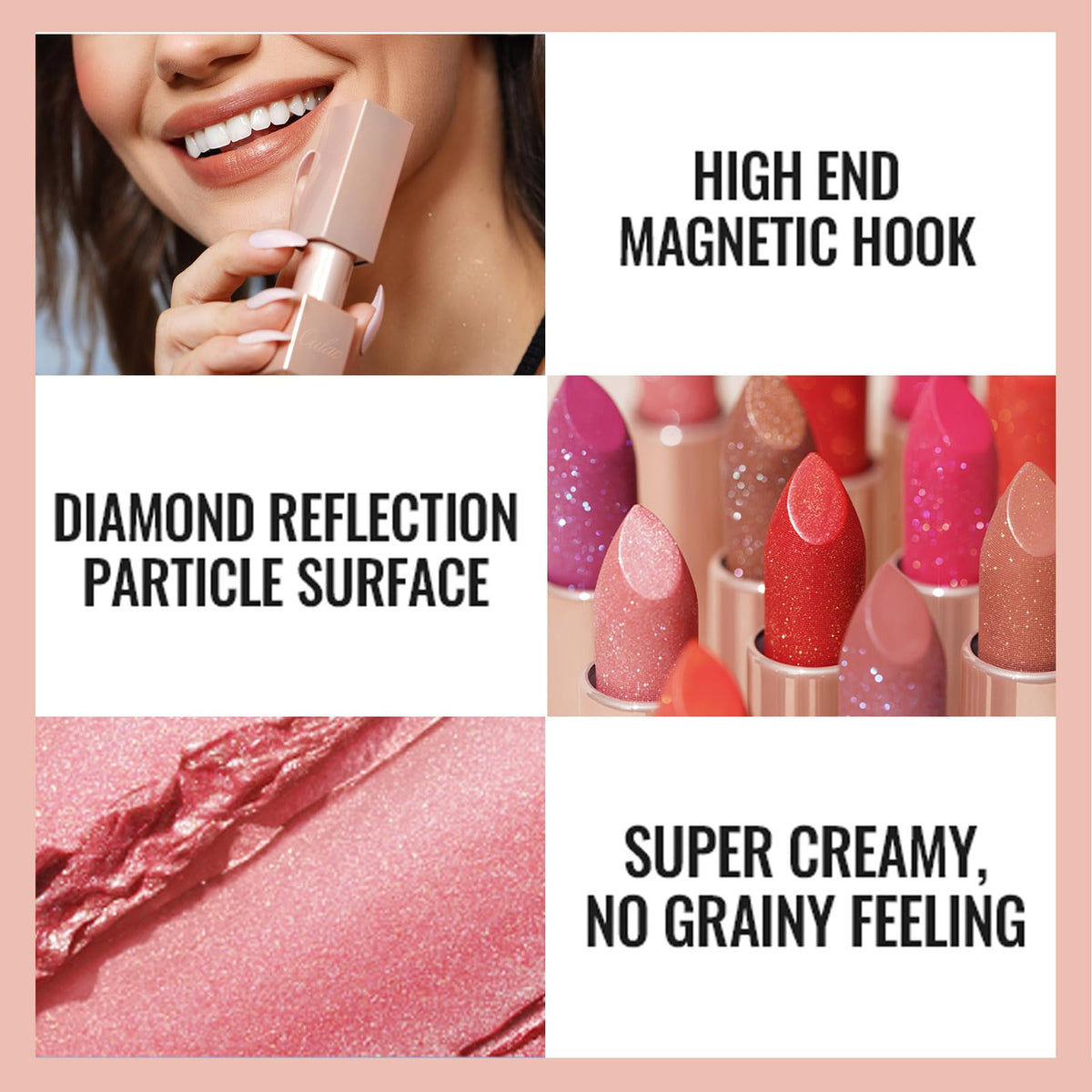 Oulac creamy texture close-up highlighting smooth glide and comfortable wear benefit