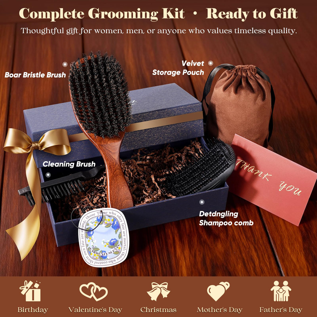 Oumigiz used on beard illustrating smoothing and softening benefit
