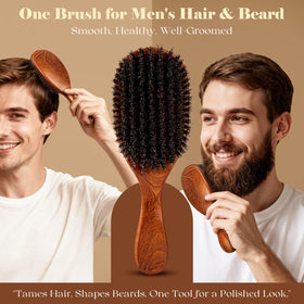 Oumigiz brush with comb and cleaning brush showing complete kit