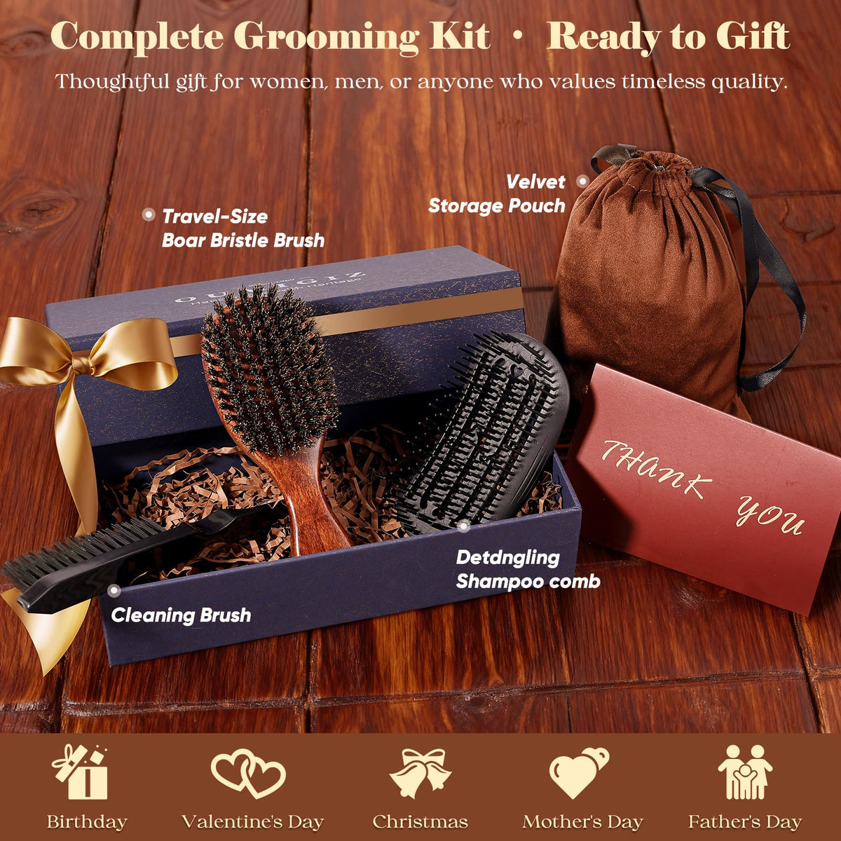Oumigiz in use styling a beard to smooth texture and tame frizz effectively