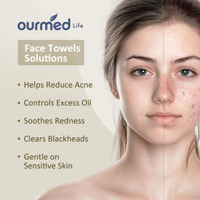 ourmed life close-up texture highlighting soft lint-free surface