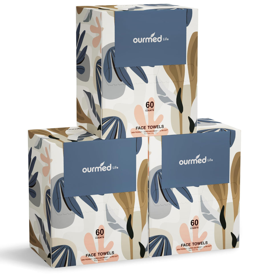 Ourmed Life front packaging showing 180-count and size benefits