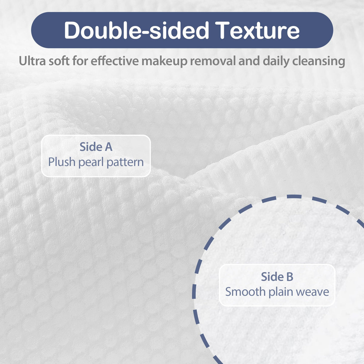 ourmed life wipe held in hand removing makeup with gentle action