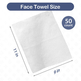 Ourmed Life towels placed on bathroom counter, conveys convenient daily skincare use