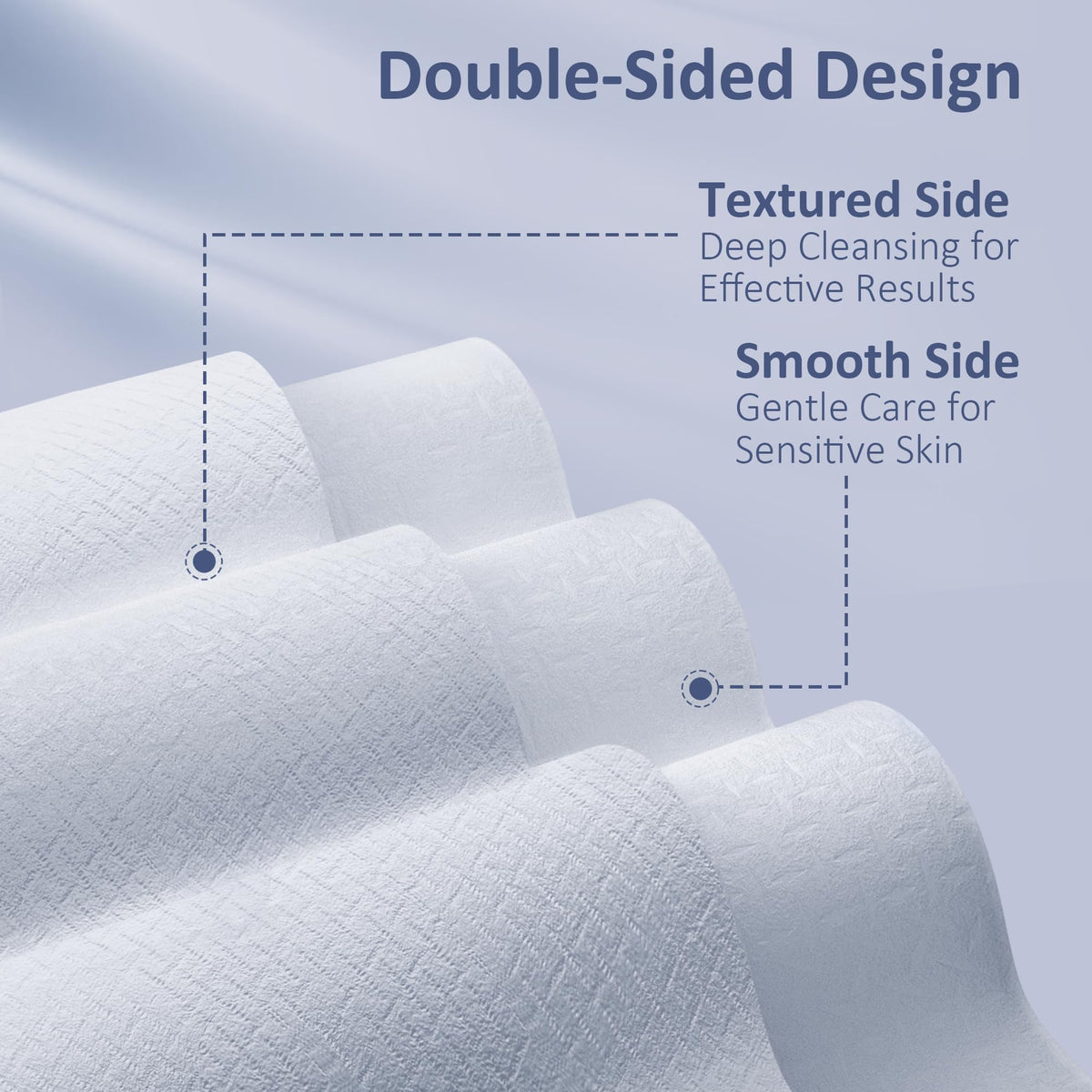 ourmed life towel in use removing makeup for clean finish