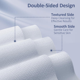 ourmed life towel in use removing makeup for clean finish