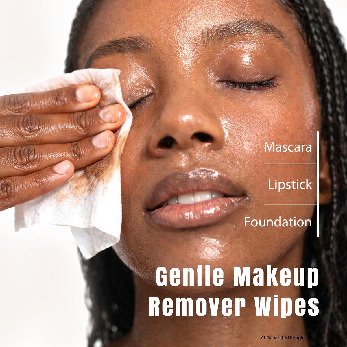 ourmed life wipe texture close-up highlighting soft fabric and gentle clean feeling
