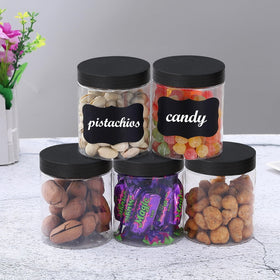 OUSHINAN jars on bathroom counter organized for cosmetics and storage
