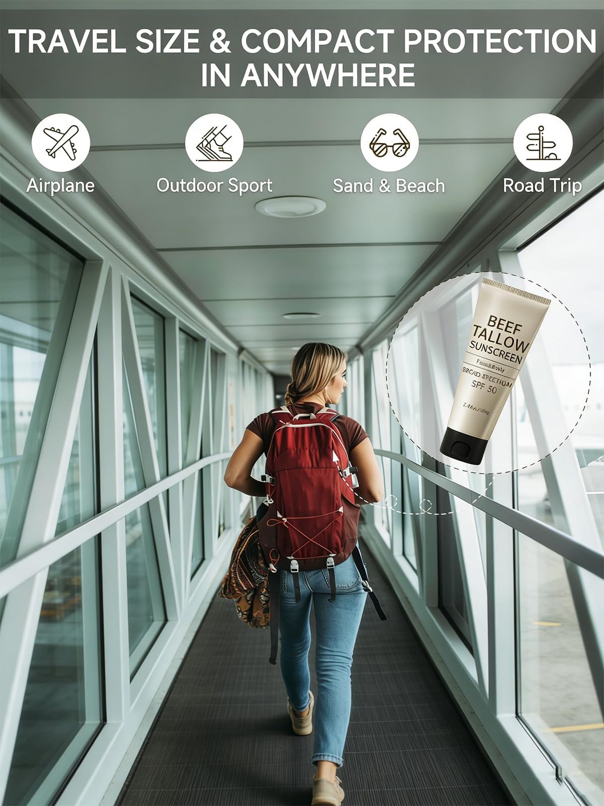 Outccogo flip-top cap detail showing leak-resistant travel design