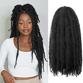 Outernice pack front view showing eight bundled Marley hair, clear product presentation and convenience
