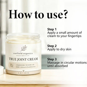Outfield Organics jar in bathroom setting showing routine-friendly convenience benefit