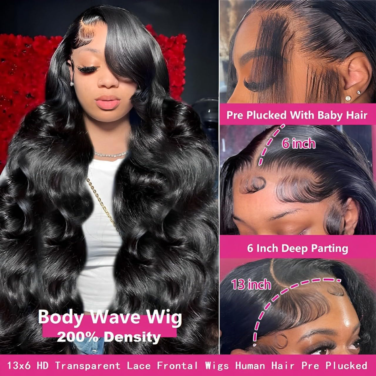 oveflect close-up of body wave texture highlighting soft, tangle-resistant strands