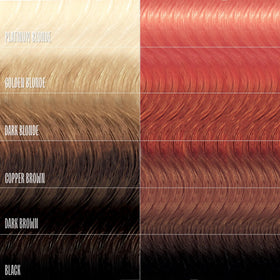 oVertone applying Desert Rose mask to mid-length hair for easy at-home color