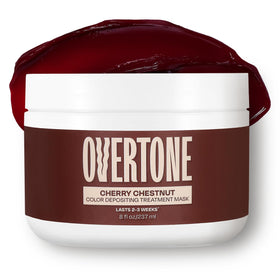 oVertone front packaging showing Cherry Chestnut tub and branding for easy identification and appeal