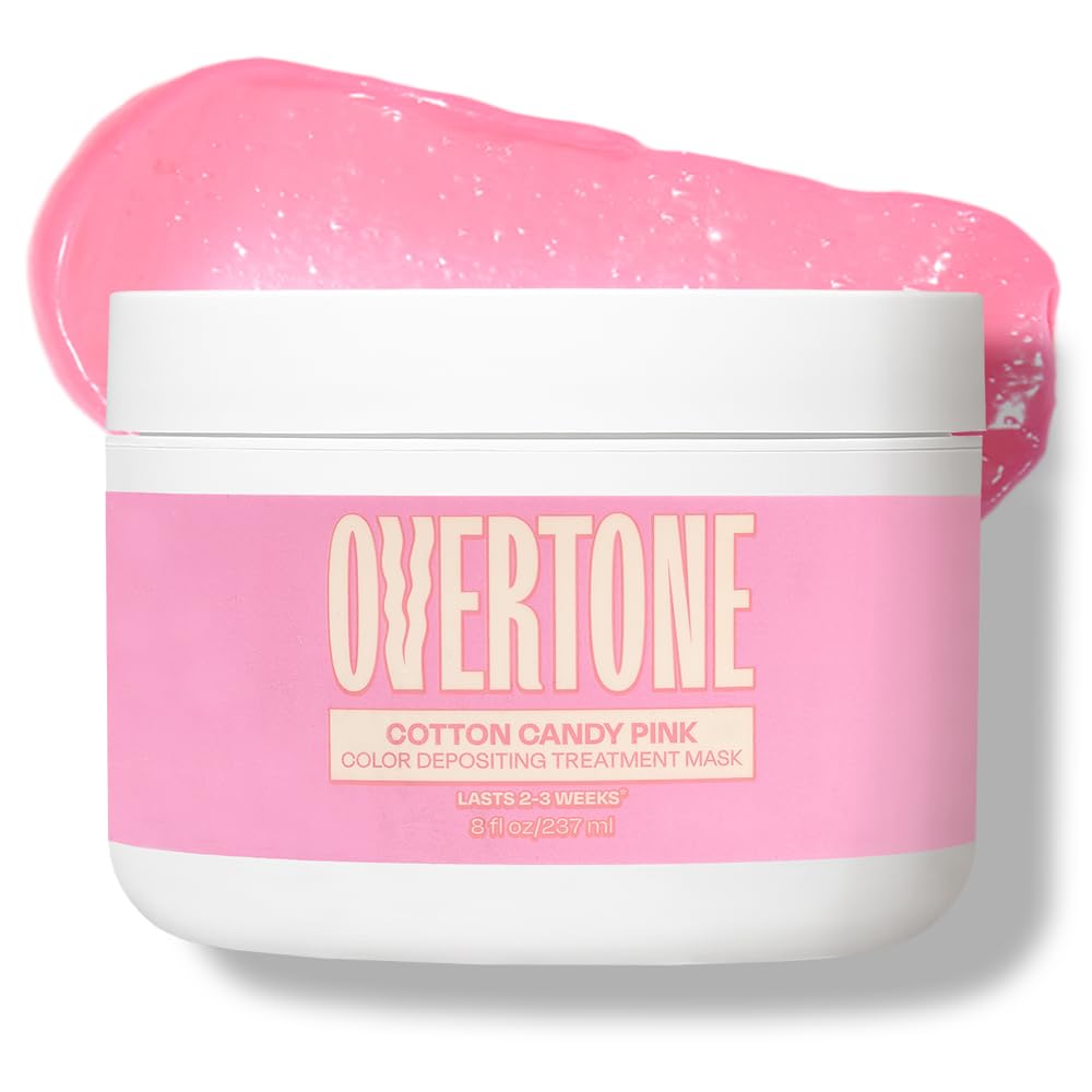 oVertone front packaging of Cotton Candy Pink showing product identity and vibrant look