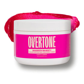 oVertone front packaging showing Extreme Magenta and clear color label