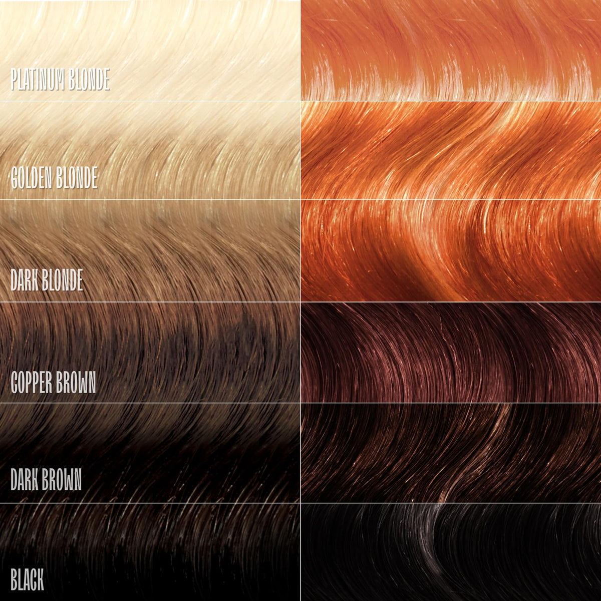 oVertone before and after photo showing visible warm copper tone and improved shine