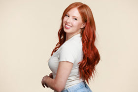 oVertone open cap close-up revealing conditioner texture and creamy moisturizing formula
