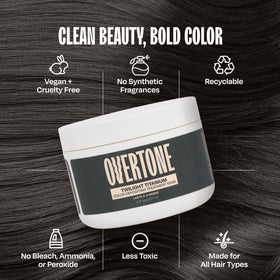 oVertone ingredients shea butter coconut oil and avocado oil nourishing