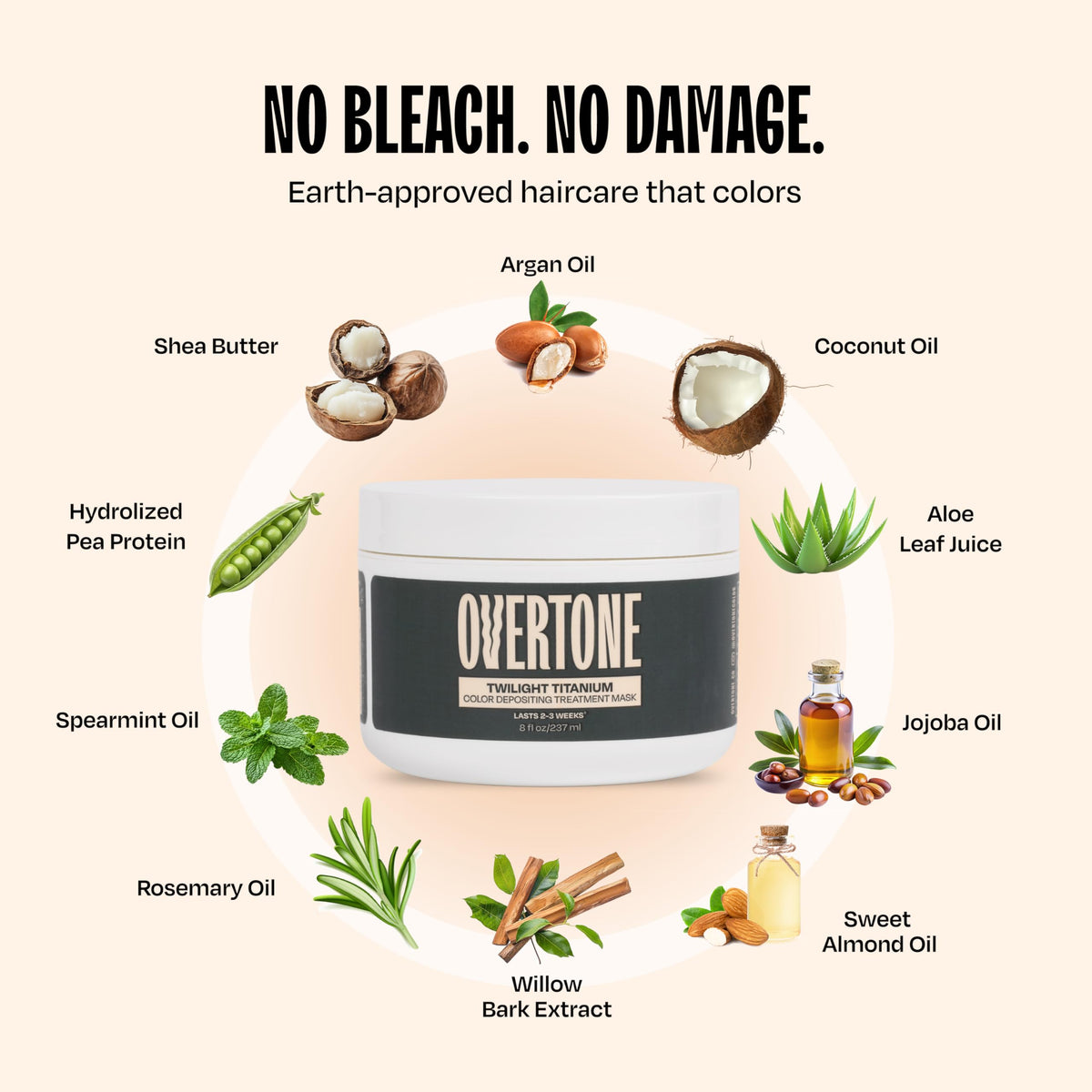 oVertone label close-up showing vegan cruelty-free clean formula