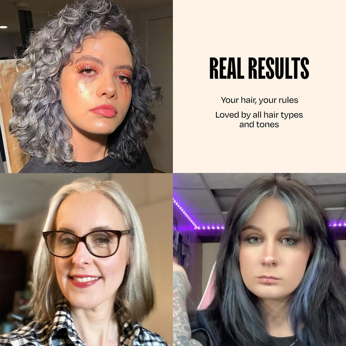 oVertone in bathroom setting emphasizing salon-quality at home