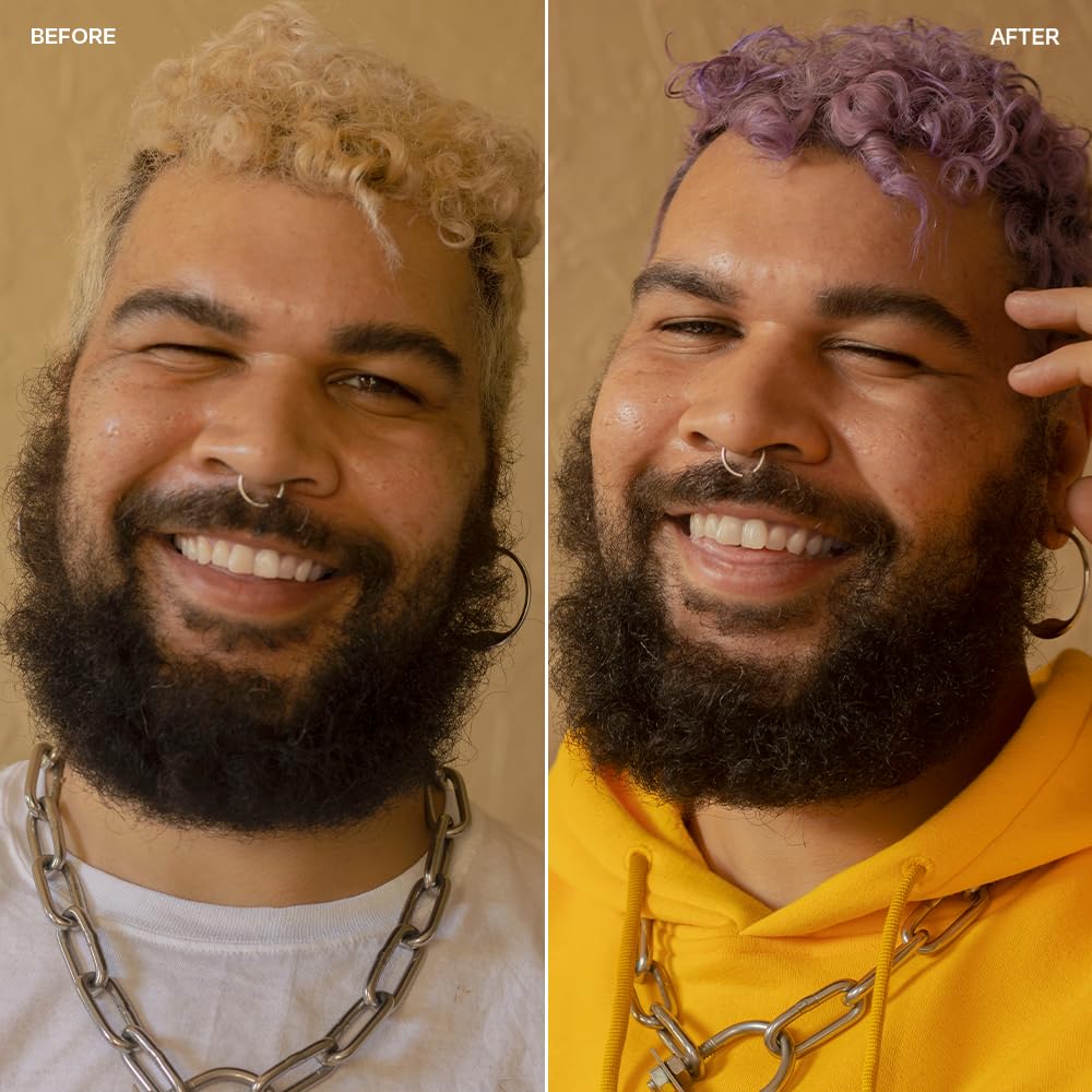 oVertone applied to wet hair in shower for even color deposit