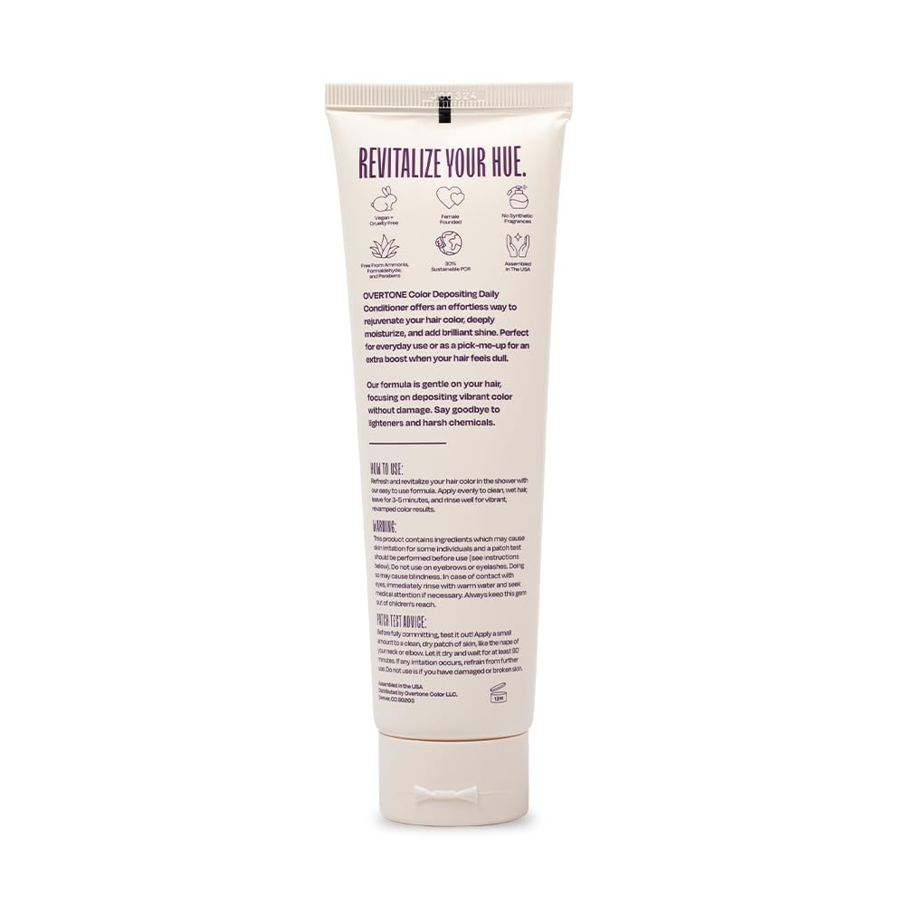 oVertone Royal Plum opened cap and creamy texture for easy application