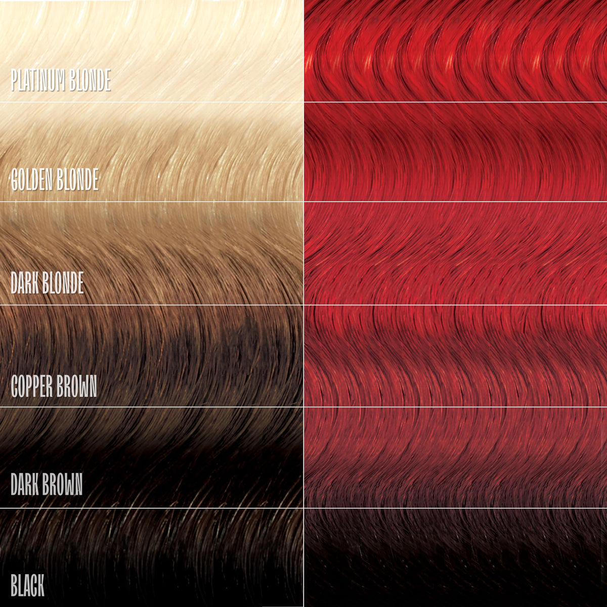 oVertone before and after photo demonstrating vibrant red payoff