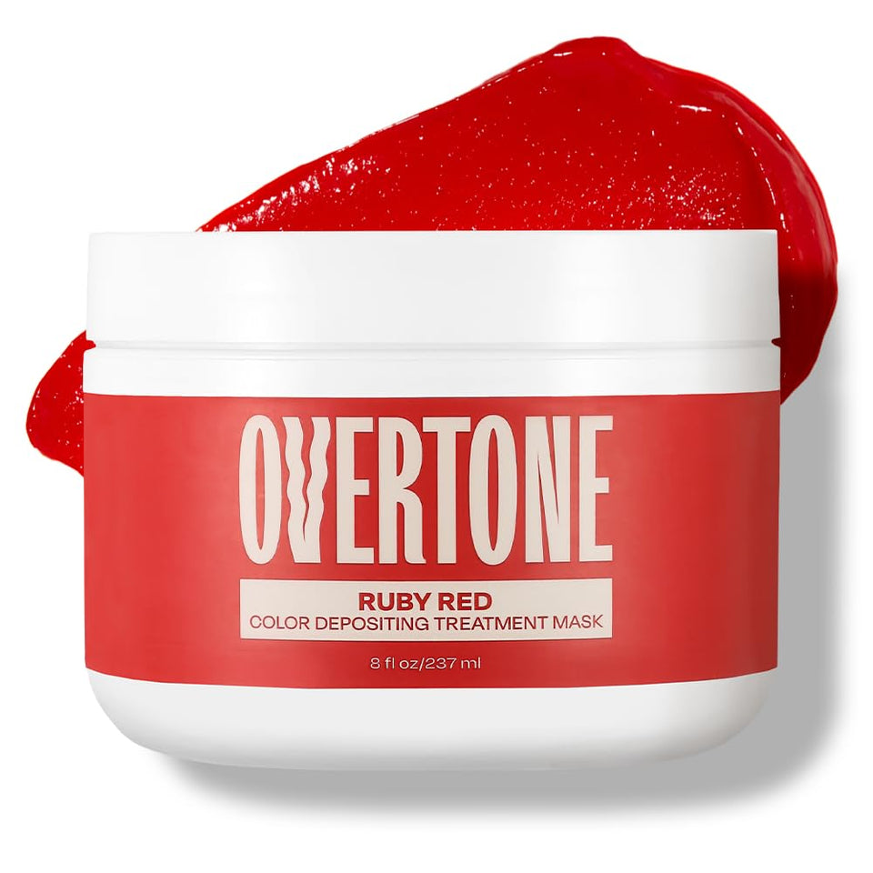 oVertone front packaging showing Ruby Red and benefits