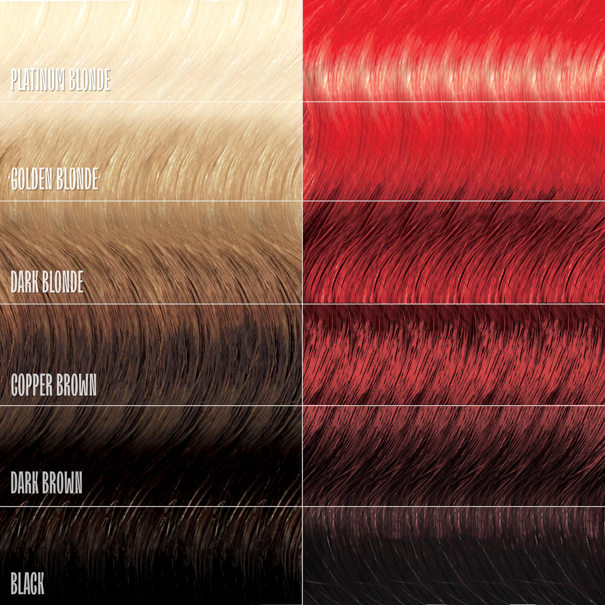 oVertone applying scarlet mask to dry hair for even deposit