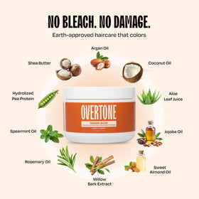 oVertone size comparison with hand for clear eight ounce scale