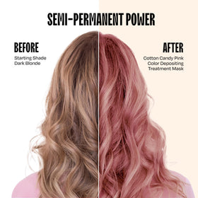oVertone opened tube showing creamy conditioner texture for easy color application